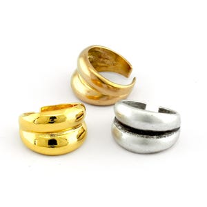 Adjustable Brass Ring (18.75mm 8.5US inner size) 3014 image 4