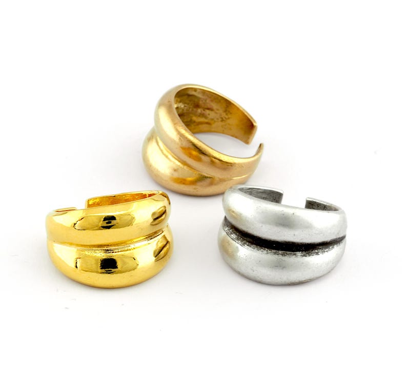 Adjustable Brass Ring (18.75mm 8.5US inner size) 3014 image 4