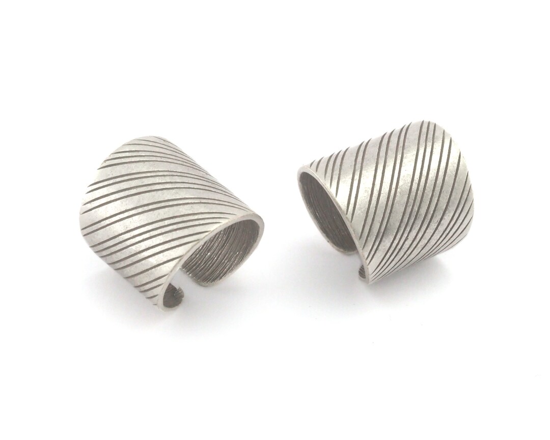 Röhrenring Verstellbar Statement Band Linien Antik Etsy.de