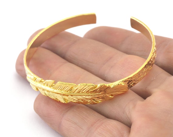 Gold plated brass bracelet hotsell