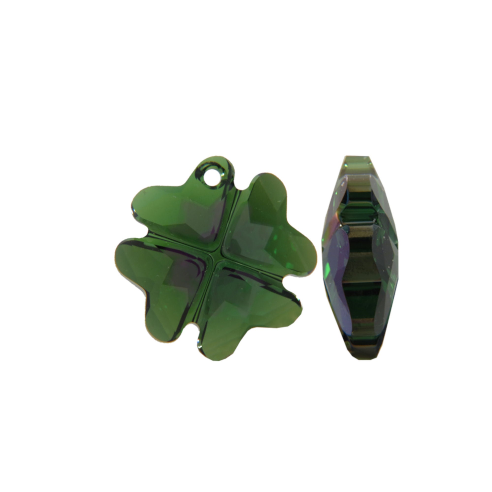 メーカー Clover Pendant 28mm (260) Green Moss Dark Swarovski® 6764 ニット/セーター