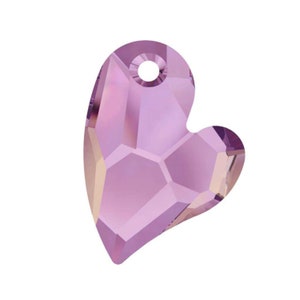 Colgante de corazón Devoted 2 U 6261 Swarovski® lilac shadow (llsh) 27 mm