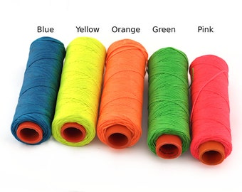 Cordón de macramé de poliéster encerado, hilo para joyería de 1 mm, 100 yardas - Raf1
