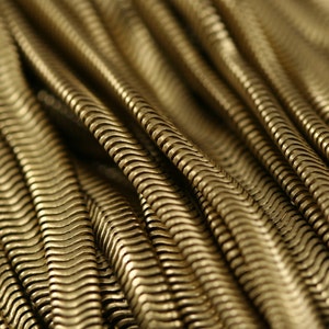 Snake Chain 5mm 0.2 inch Raw Brass Z029