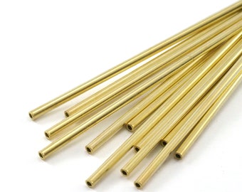 Himmeli Gold Tone Copper Tubes - 2.5mm Thick, Various Lengths