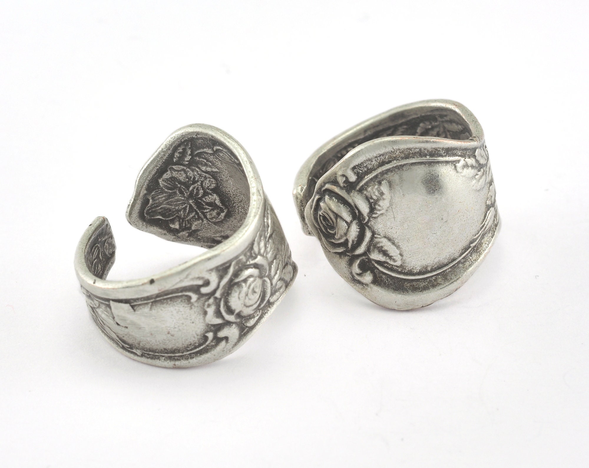 Anello Regolabile Procione Nero E Argento – Placcato Argento – Jewelryboxes