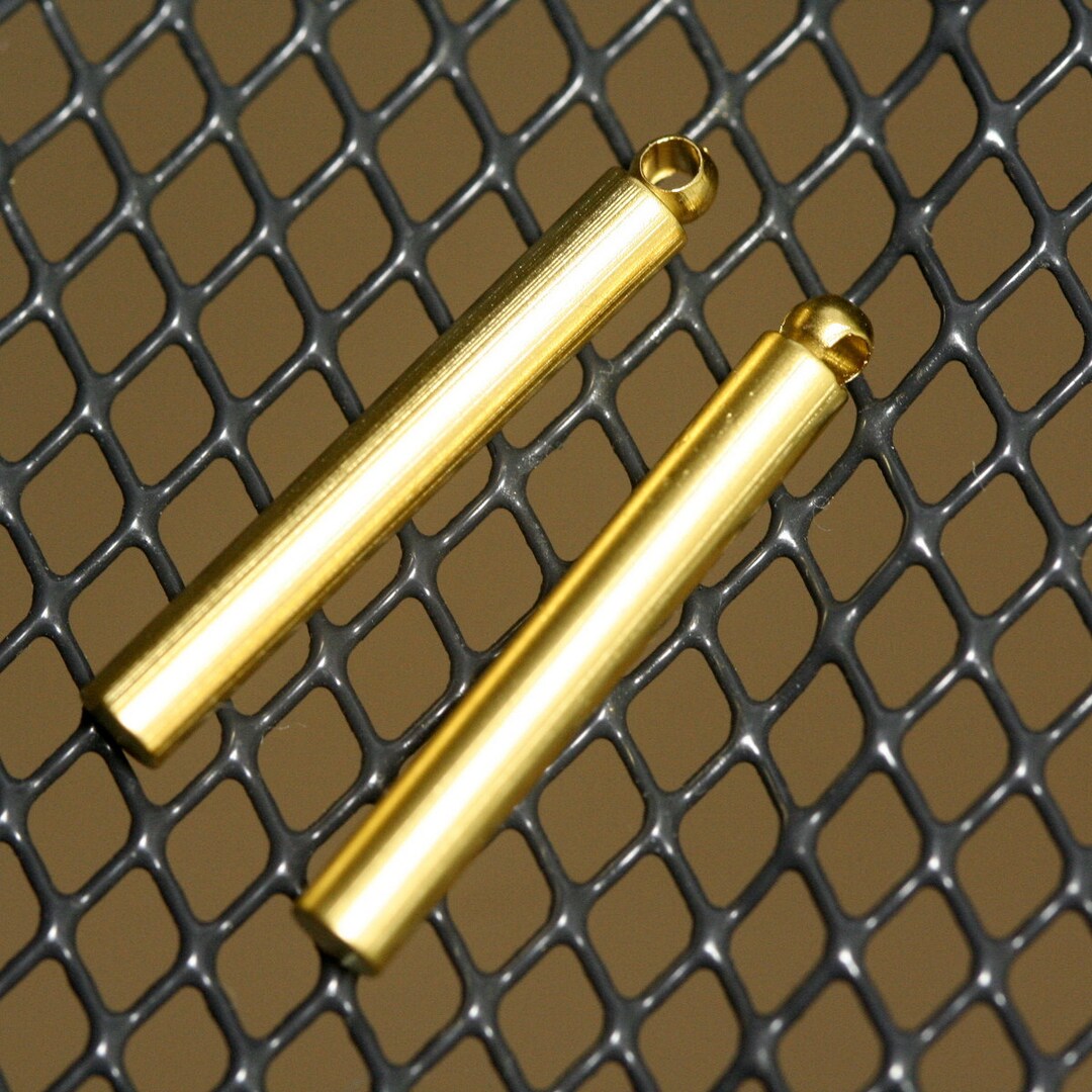 Tige en laiton plaqué or 3x23mm 0.93 1.2mm 0,05 16 trou de calibre 1227G -   France