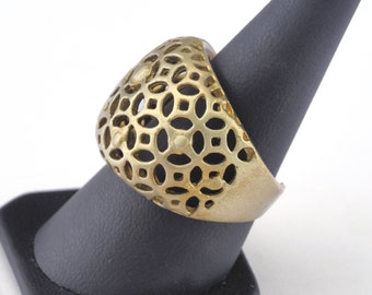 Adjustable Ring Raw Brass (19mm 9US Inner Size) OZ2667 - Etsy