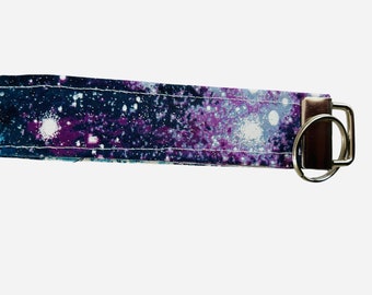 Galaxy/Ster/Glitter/Astrologie Thema Polsbandje Sleutelhanger/KeyFob/Gifts/Pretty Cherry Tree Print Sleutelhanger