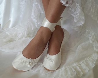 Wedding Ballet Flats Etsy