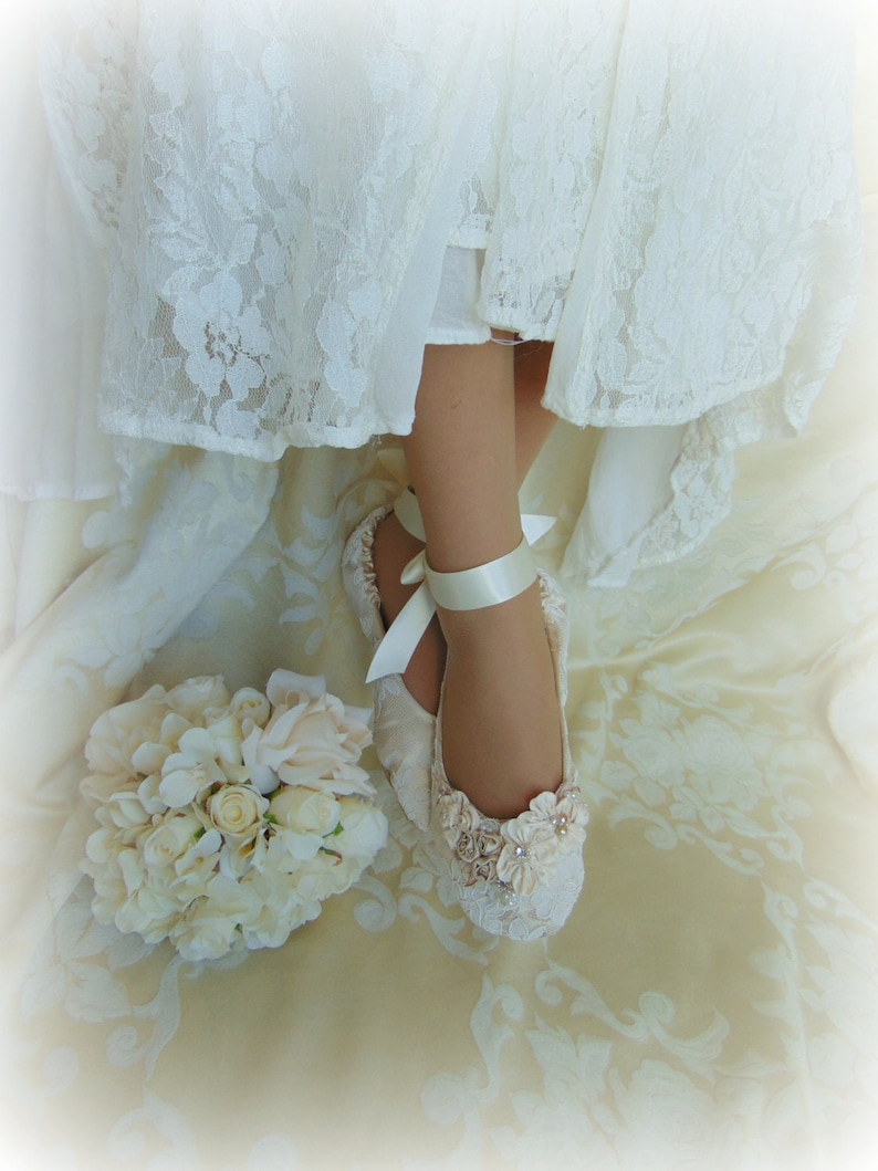 lace ballet slippers