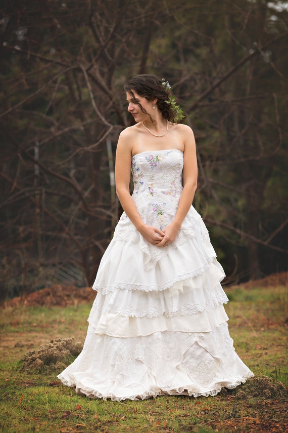 wildflower wedding dress