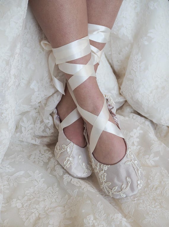 wedding ballerina shoes