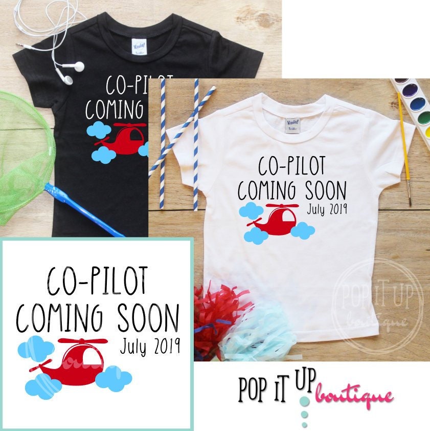 Big Brother Co Pilot Shirt Baby Boy Clothes Big Brother