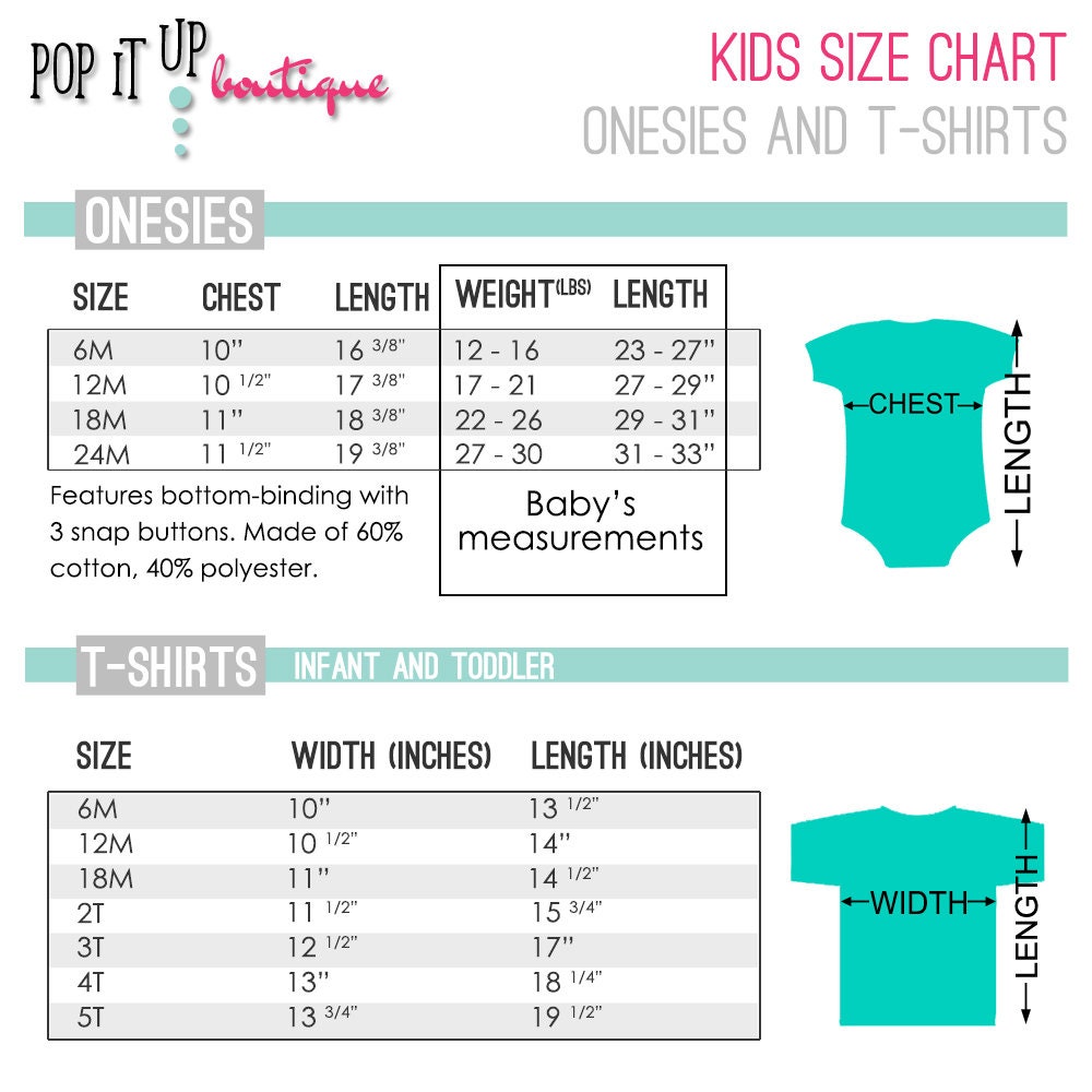 3 Year Old Boy Size Chart