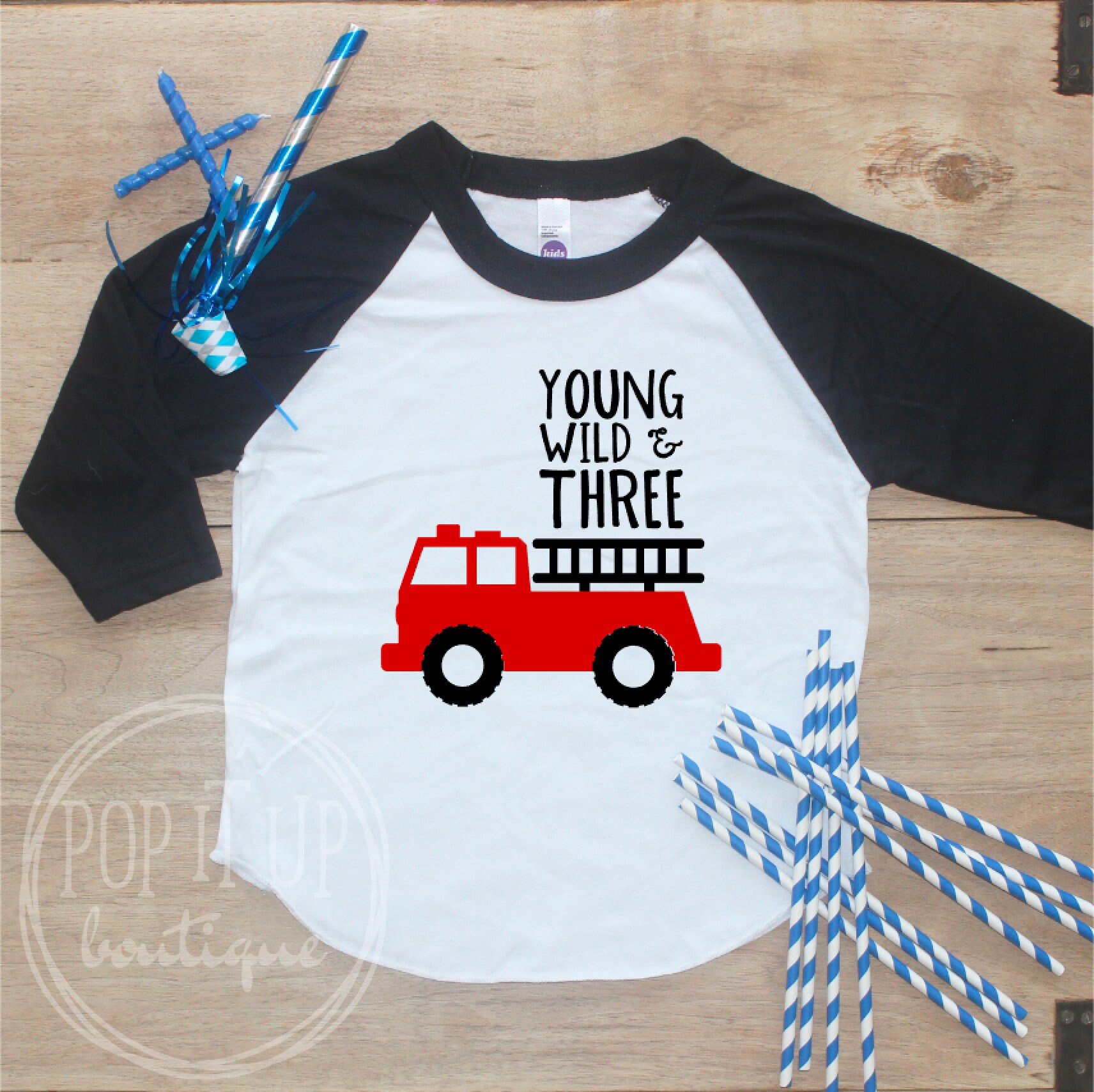 baby fire truck outfit