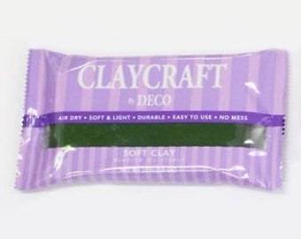 Argila polimérica leve de secagem ao ar, decoclay ClayCraft da Deco Craft