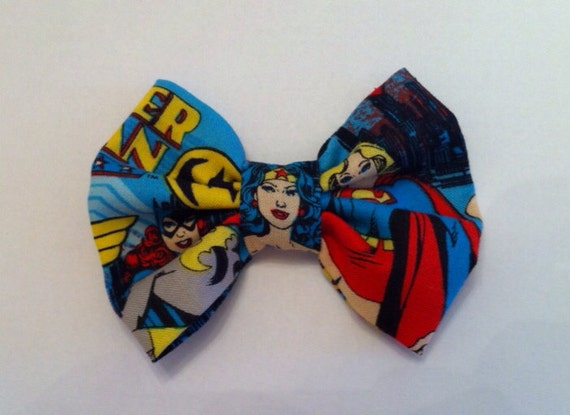 Super Girl and Wonder Woman Tie Men/'s Handmade BatGirl