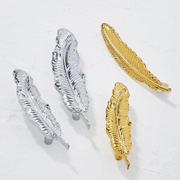 Feather Drawer Pull Etsy