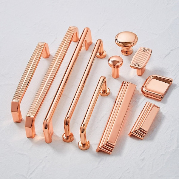 Rose Gold Hardware Etsy