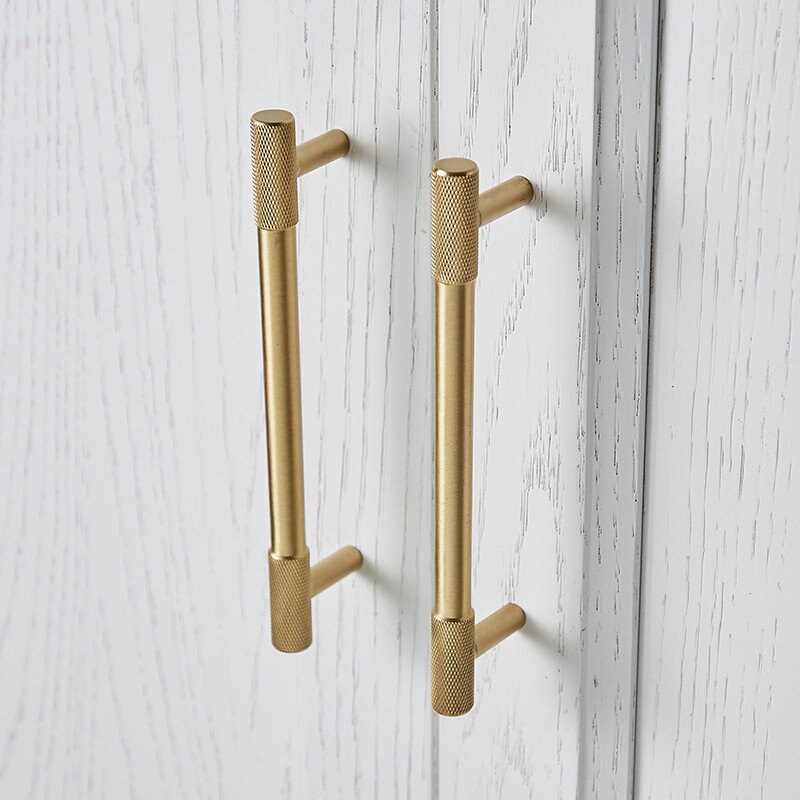 Concise Style Furniture Hardwares Pure Brass Pull Handles Etsy