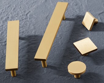 5 Solid Brass Furniture Hardware Golden Wardrobe Door - Etsy