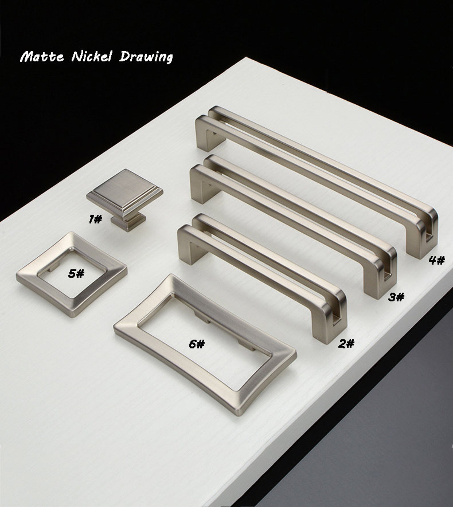 3.856.3 Modern Wardrobe Door Handle Solid Etsy