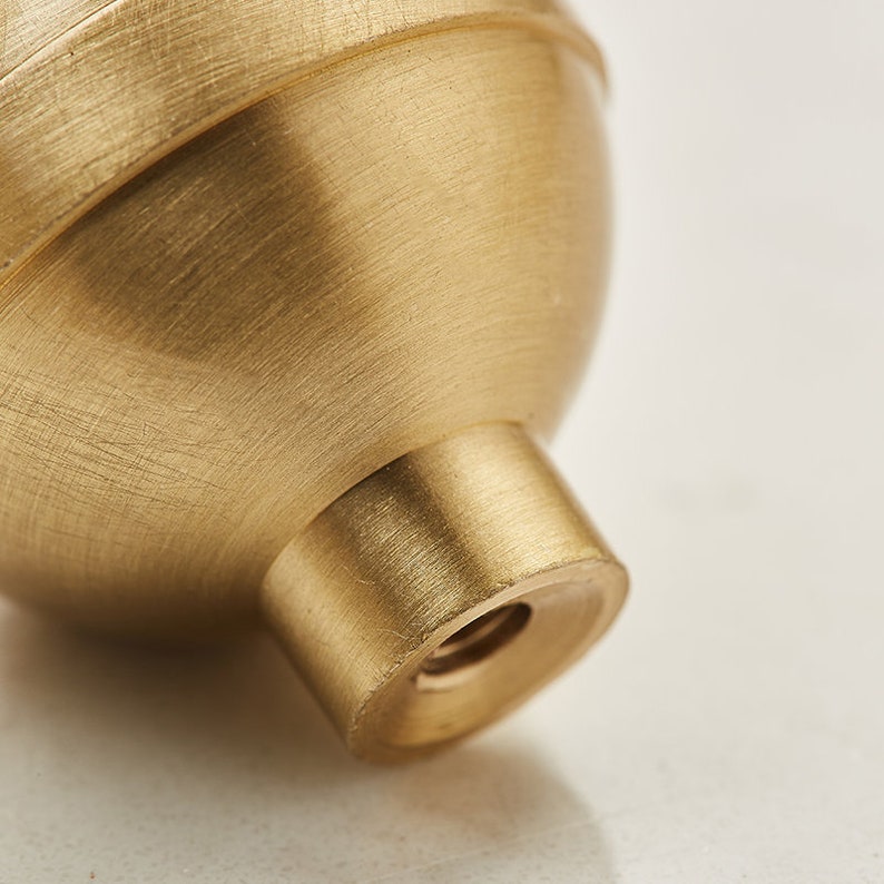 Brass Ball Knobs and Pulls Drawer Knob Solid Metal Etsy