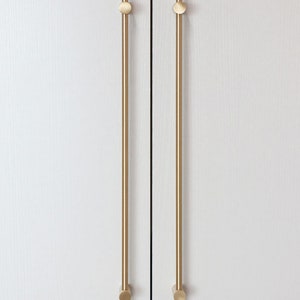 524.5 Hole Spacing is Adjustable, Pure Brass Furniture Handle, Solid ...