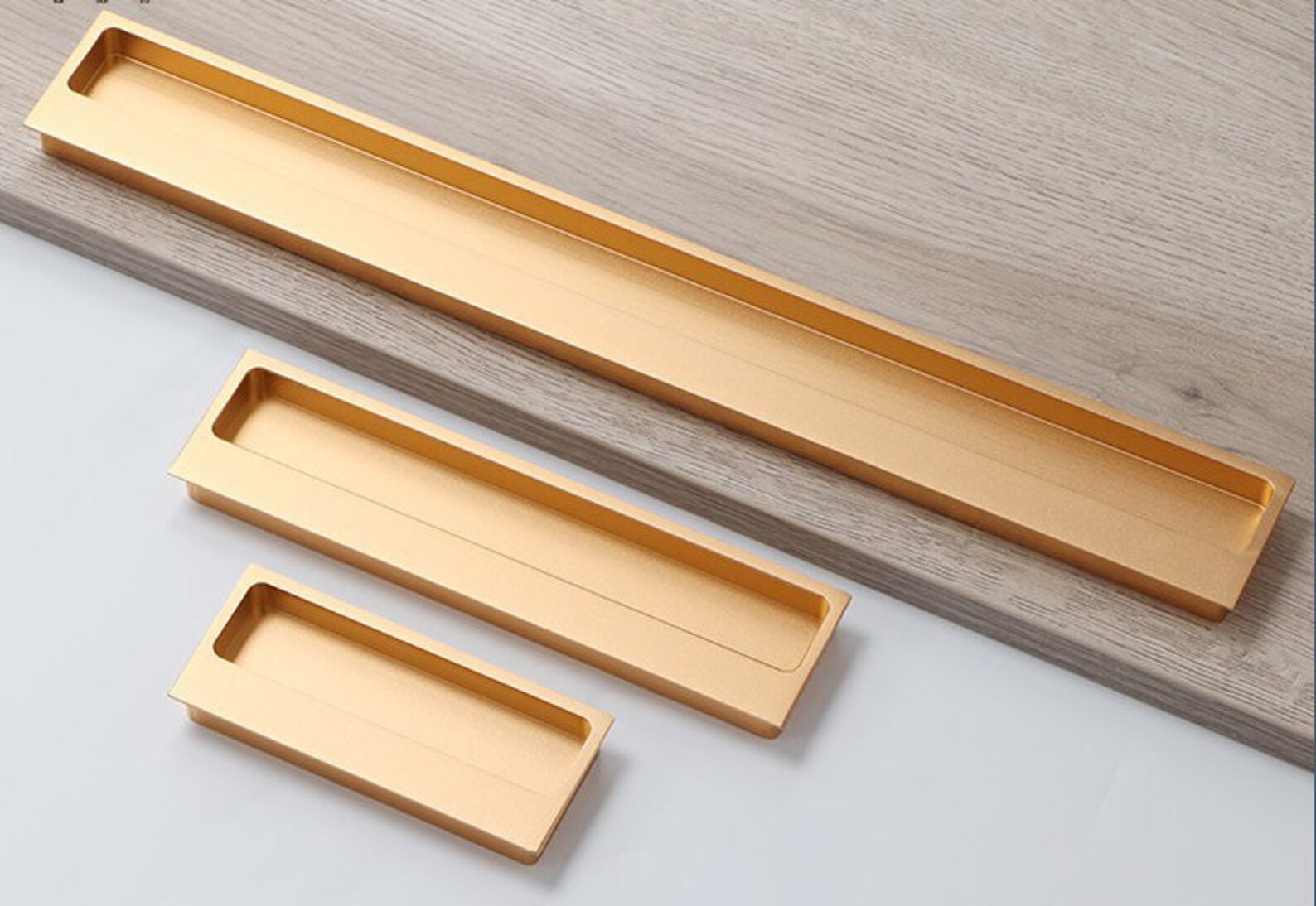 Embedded Sliding Door Handle, Modern Kitchen Pull Hardware Barn