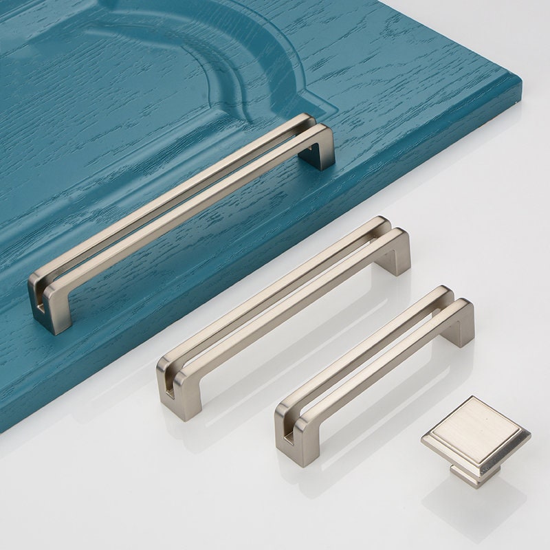 3.856.3 Modern Wardrobe Door Handle Solid Etsy