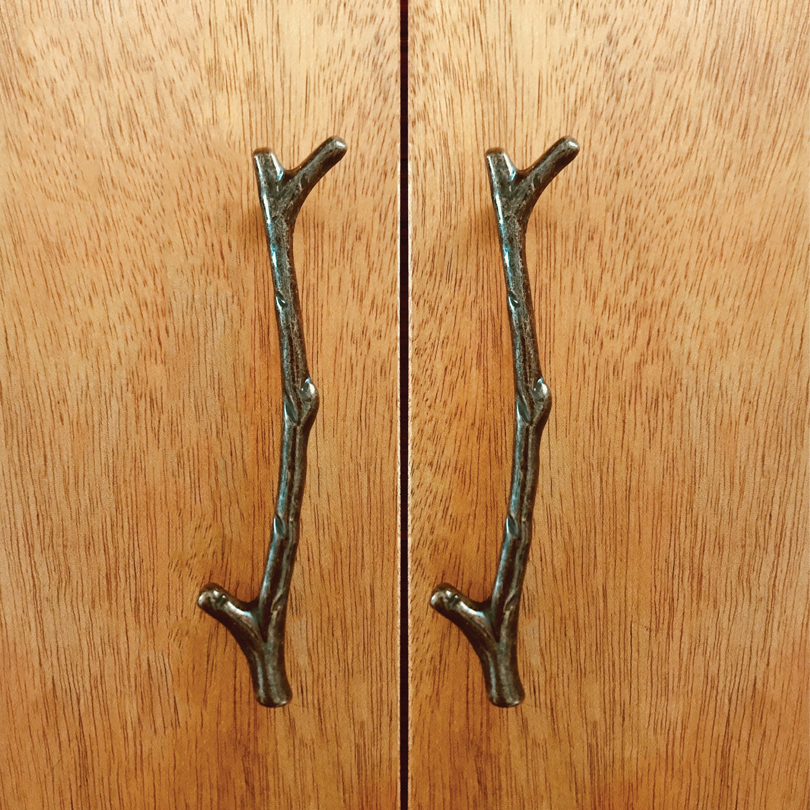 3.8 5 Tree Branch Door Handle Antiguo Etsy