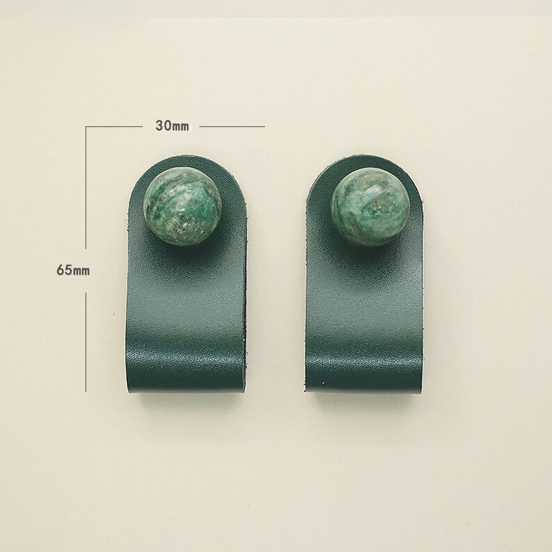 Cowhide Drawer Knobs With Crystal Brass Wardrobe Door Knob Etsy