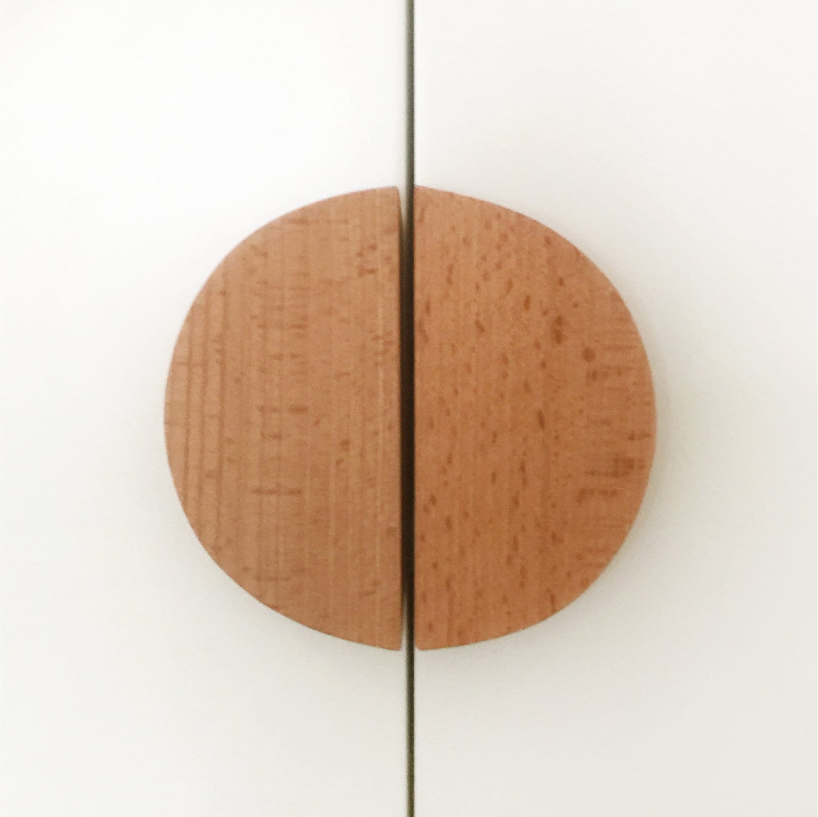 Solid Wood Wardrobe Handle Semicircle Handle Log Etsy Australia