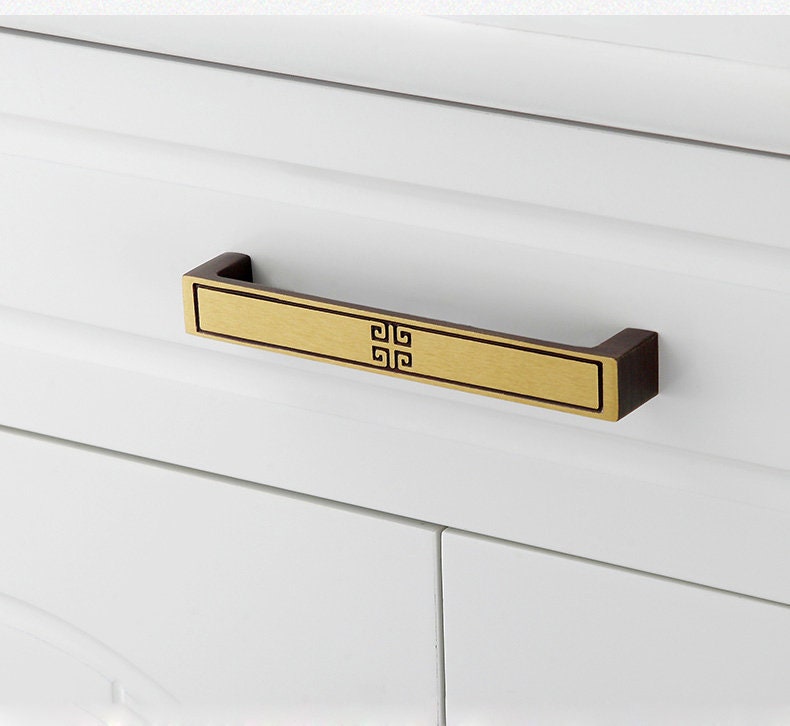 3.85 Pure Brass Bathroom Handle Rose Gold Etsy