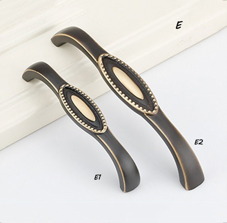 3.8 5 Solid Brass Wardrobe Handle Single Hole Etsy