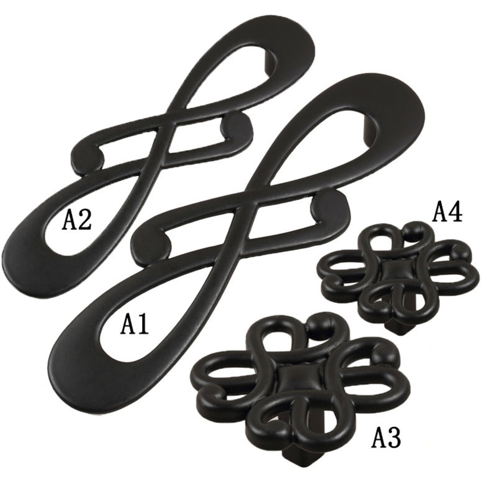 Black Metal Kitchen Handle Single Hole Drawer Knob Etsy