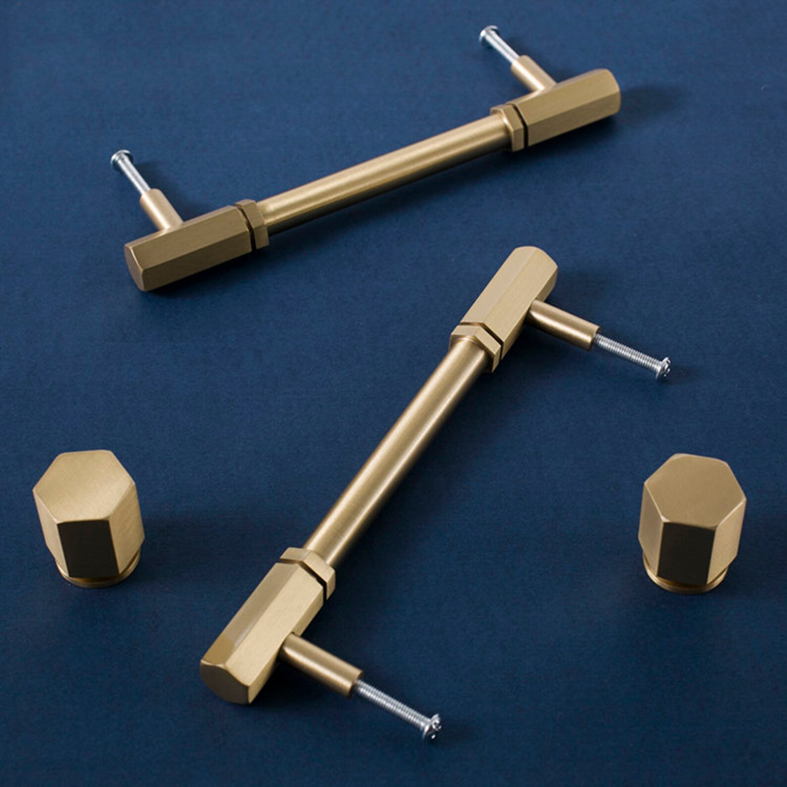 5 Solid Brass Furniture Hardware Golden Wardrobe Door Etsy