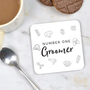 Dog groomer coaster