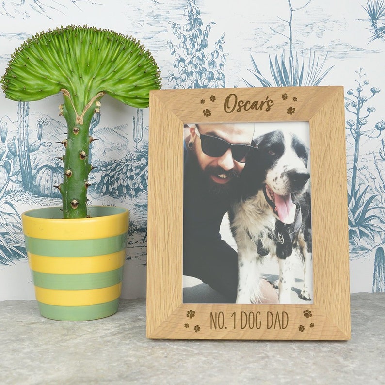 dog dad picture frame