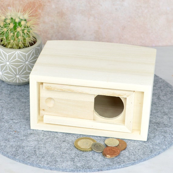 Fishing Fund Wooden Money Box 