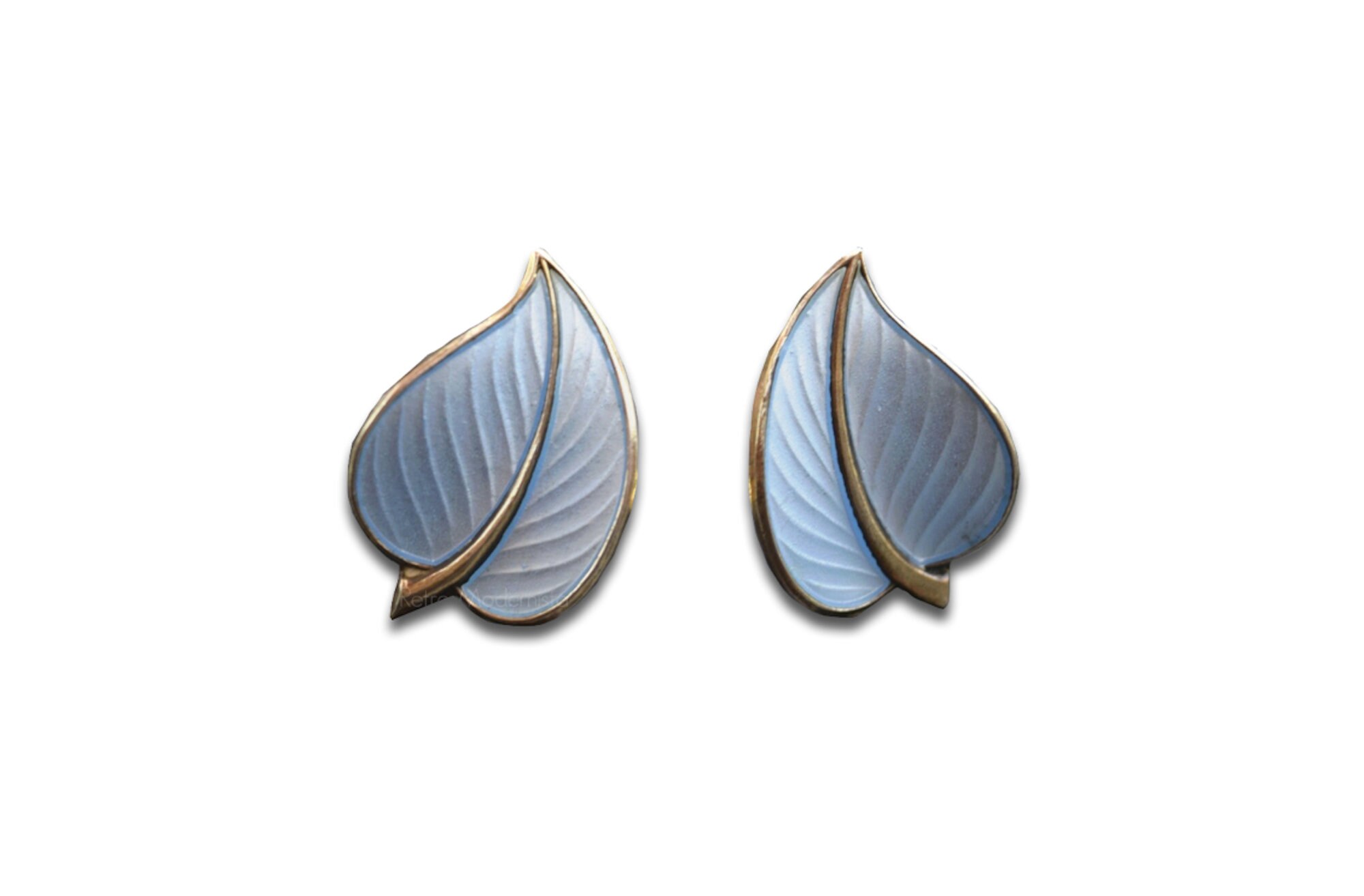 Vintage Earrings 30s Harlequin Glass Beads Bird Earrings Origami Earrings