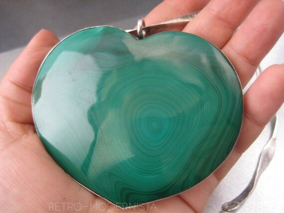 Superlative solid sterling silver necklace with M… - image 6