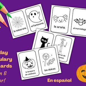 Spanish Halloween Worksheets – Number & Letter Tracing, Coloring (Printable) image 4
