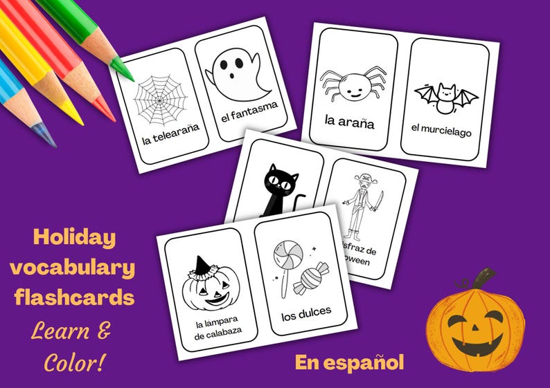 Spanish Halloween Worksheets – Number & Letter Tracing, Coloring (Printable) image 4