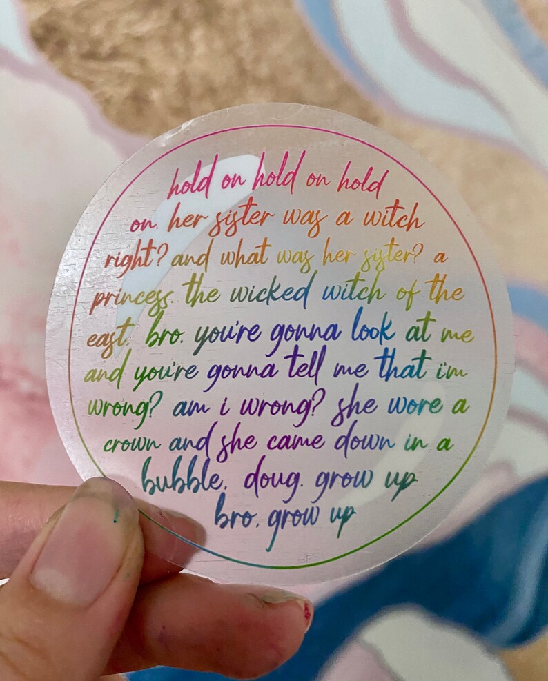 Wicked Witch of the East Bro Sticker Laptop Sticker Water ...