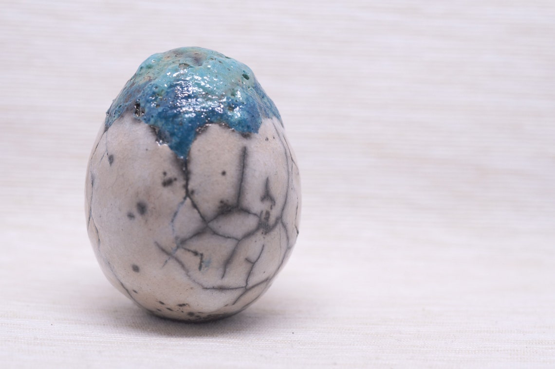Egg Sculpture Raku Egg Clay Egg Clay Sculpture Egg Etsy UK