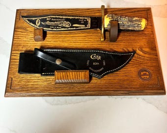 Case XX Collectible Bowie Knife – 80th Anniversary Ed, Original Display & Sheath