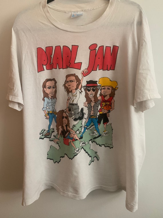 Vintage Pearl Jam World Jam concert tee rare 1992