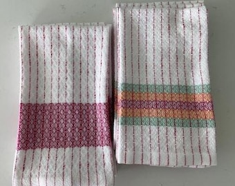 Handwoven Diamond Twill Spring Towels